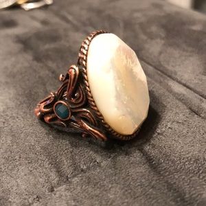 Lucky Brand adjustable vintage ring